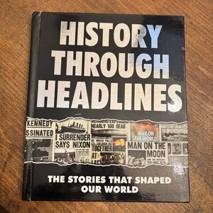 History Through Headlines Hardcover Book